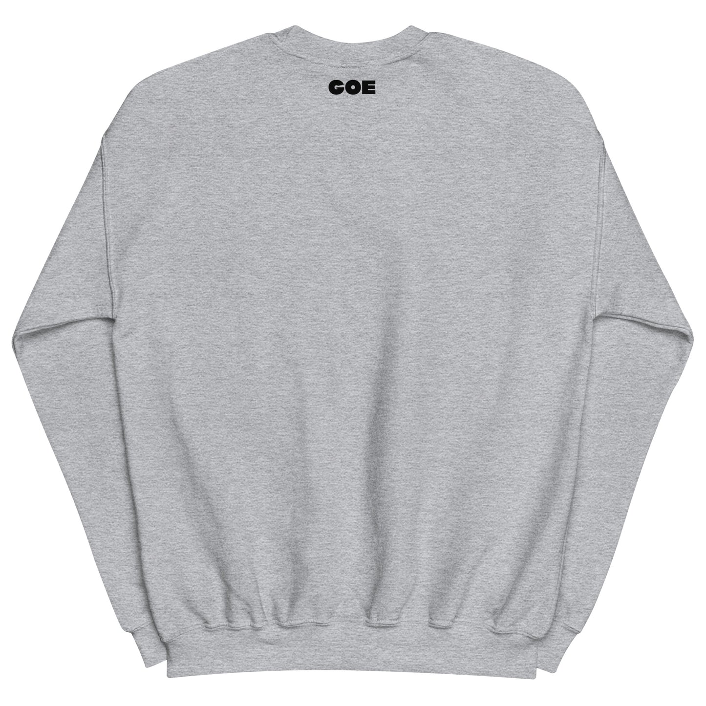 "Grey as a Dutch sky" grey oversized sweatshirt unisex