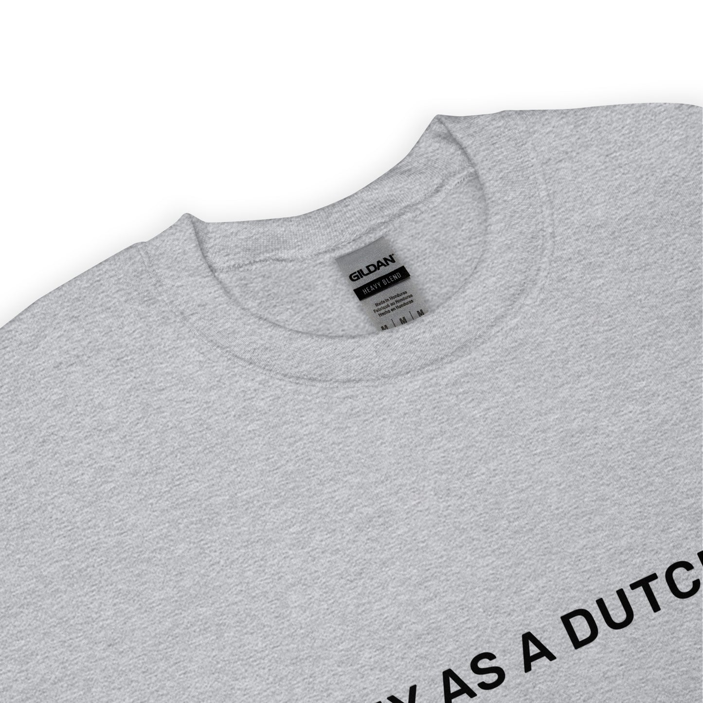 "Grey as a Dutch sky" grey oversized sweatshirt unisex