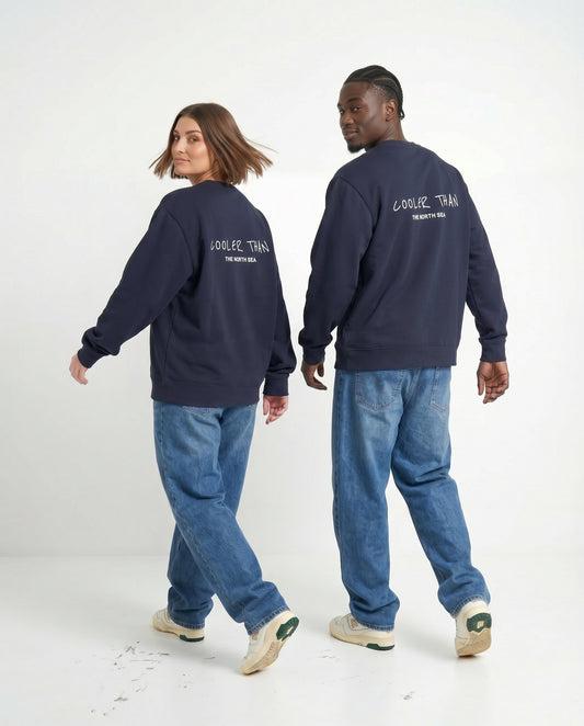 "Cooler Than The North Sea" sweatshirt unisex