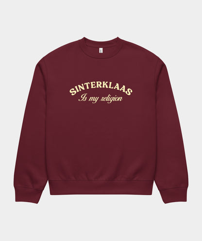 "Sinterklaas is My Religion" - Funny Dutch Sweatshirt, Unisex
