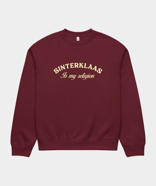 "Sinterklaas is My Religion" - Funny Dutch Sweatshirt, Unisex