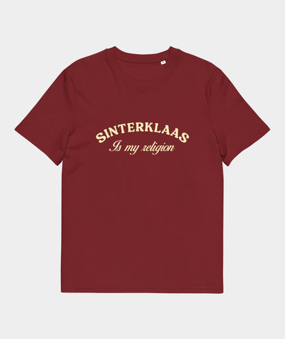 "Sinterklaas Is My Religion" - Funny Dutch T-Shirt, Unisex