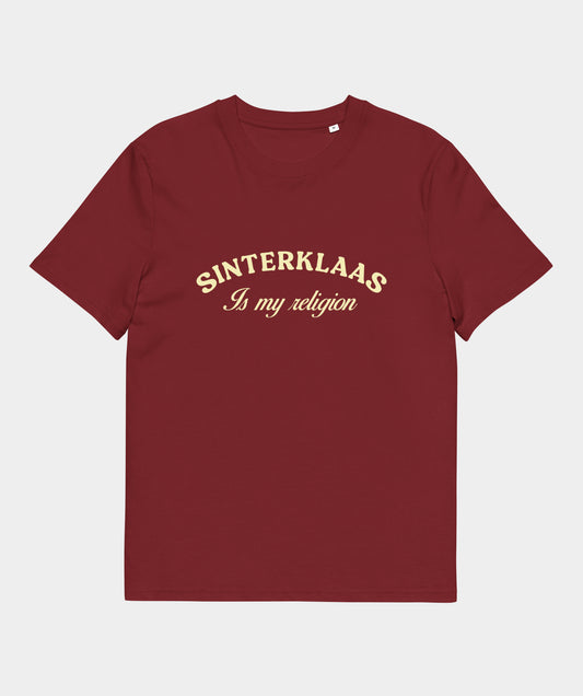"Sinterklaas Is My Religion" - Funny Dutch T-Shirt, Unisex