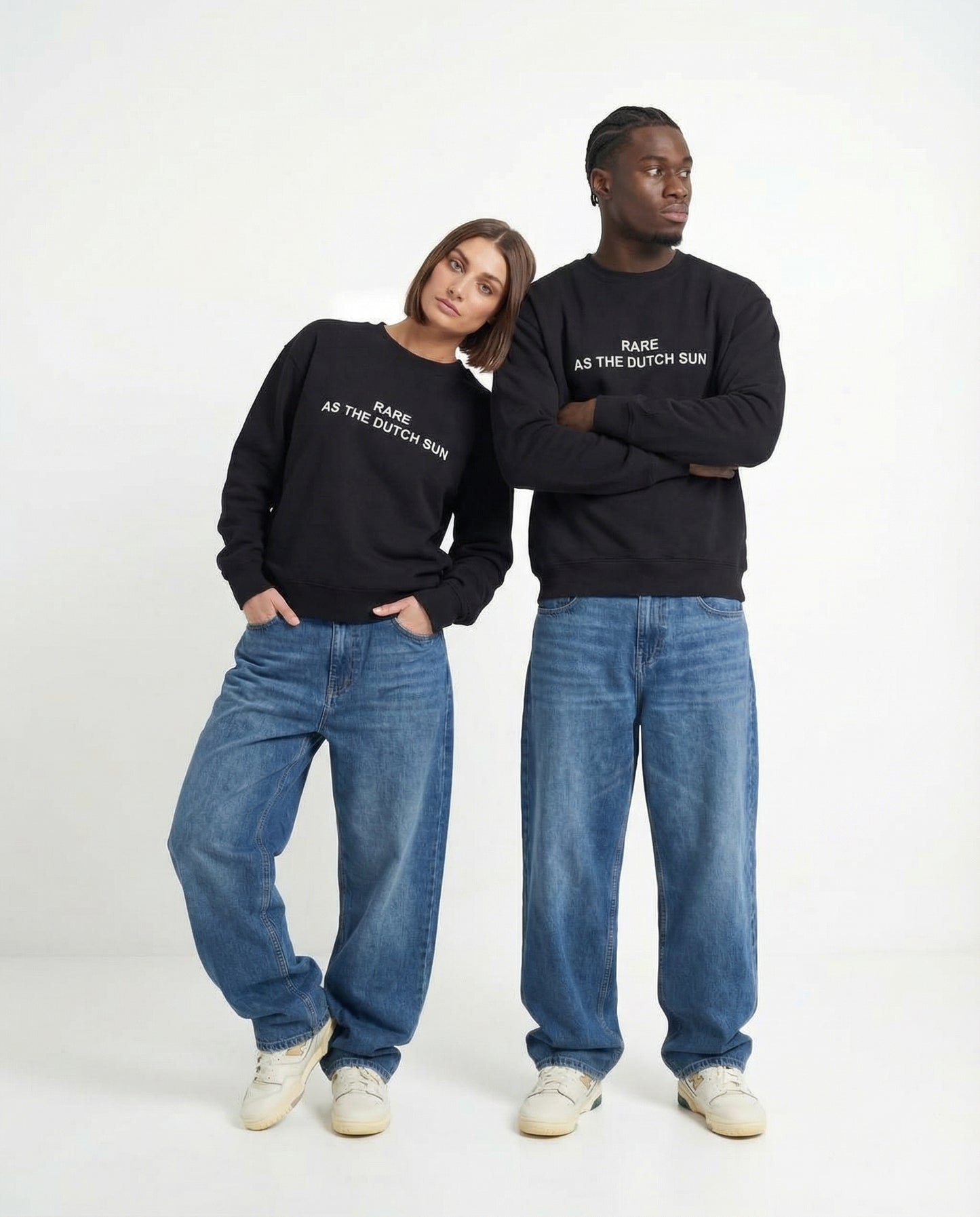 "Rare as the Dutch sun" oversized sweatshirt unisex