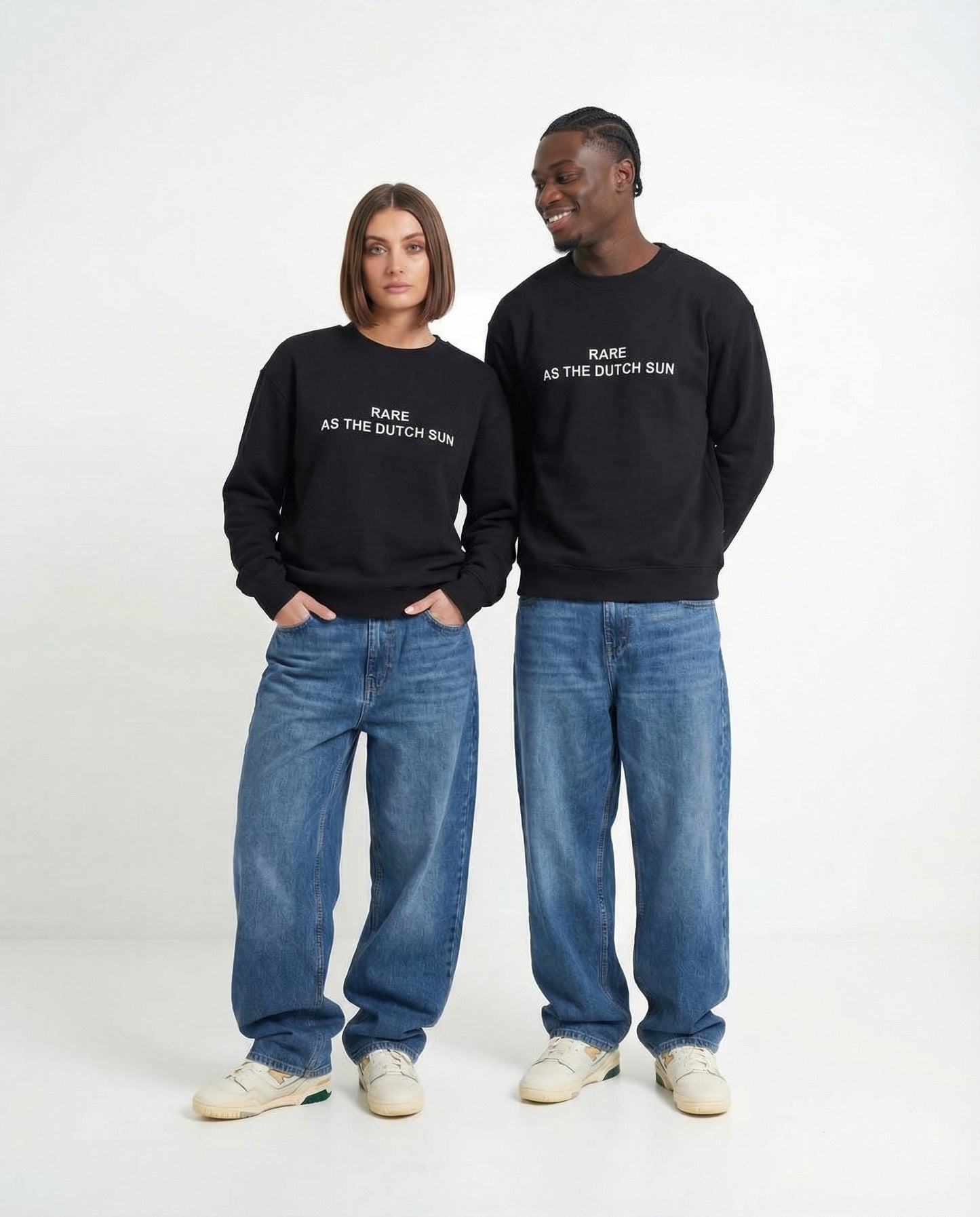 "Rare as the Dutch sun" oversized sweatshirt unisex