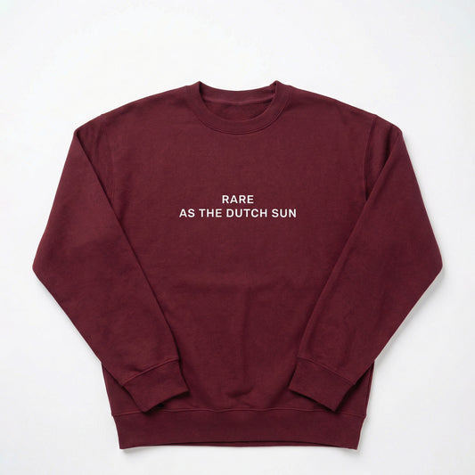 "Rare as the Dutch sun" oversized sweatshirt unisex