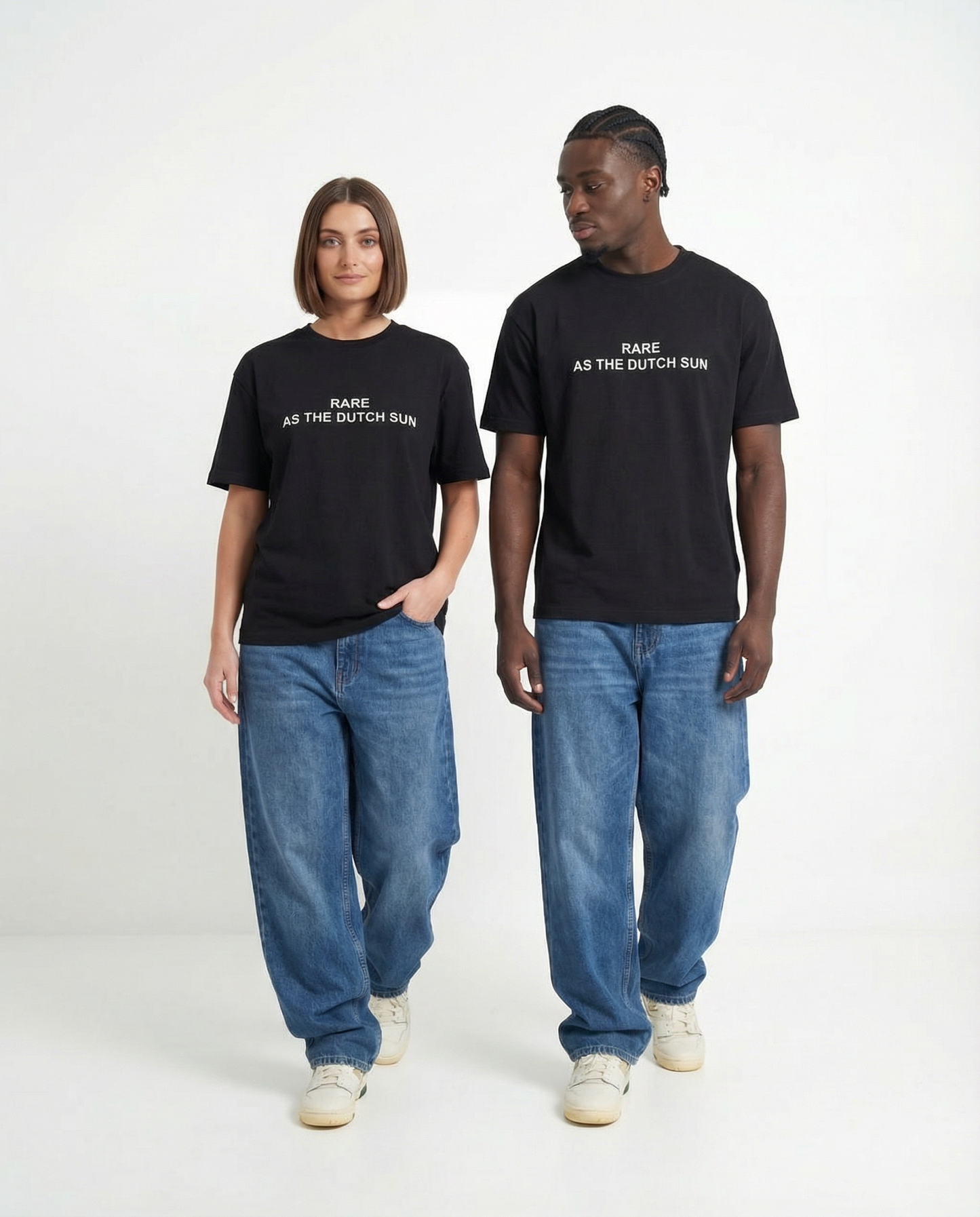 "Rare as the Dutch sun" oversized t-shirt unisex