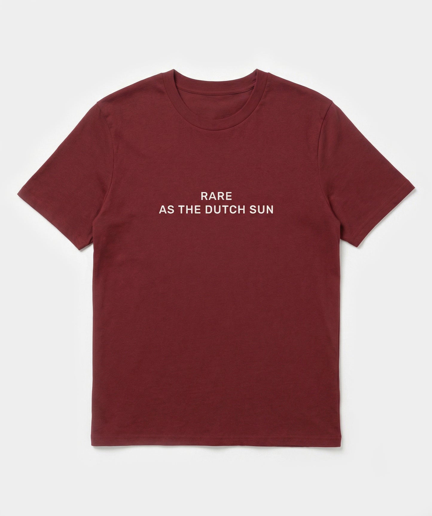 "Rare as the Dutch sun" t-shirt unisex