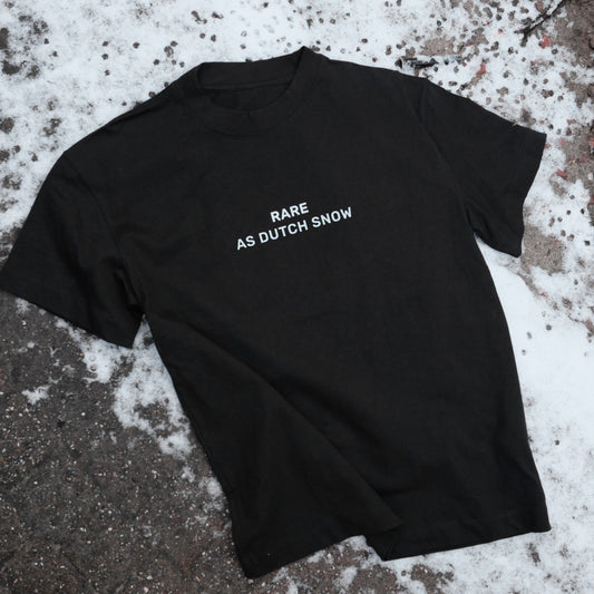 "Rare as Dutch snow" oversized t-shirt unisex