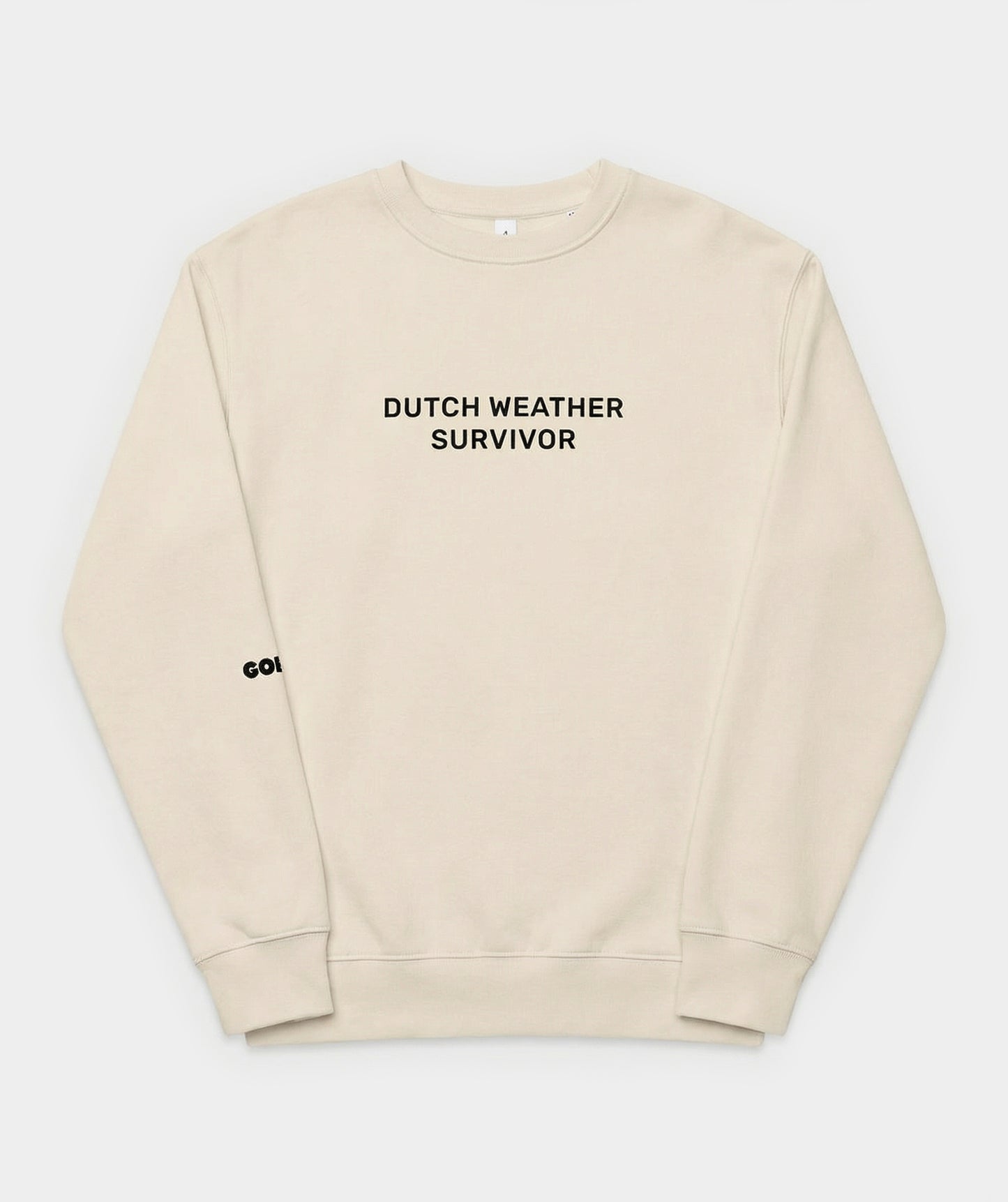 "Dutch weather survivor" sweatshirt unisex
