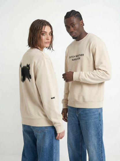"Dutch weather survivor" sweatshirt unisex