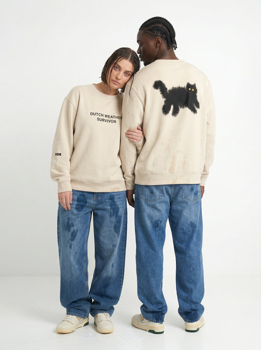 "Dutch weather survivor" sweatshirt unisex
