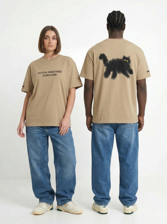 "Dutch weather survivor" t-shirt unisex
