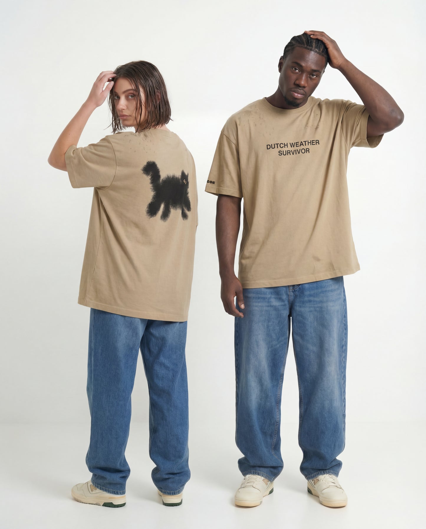 "Dutch weather survivor" t-shirt unisex