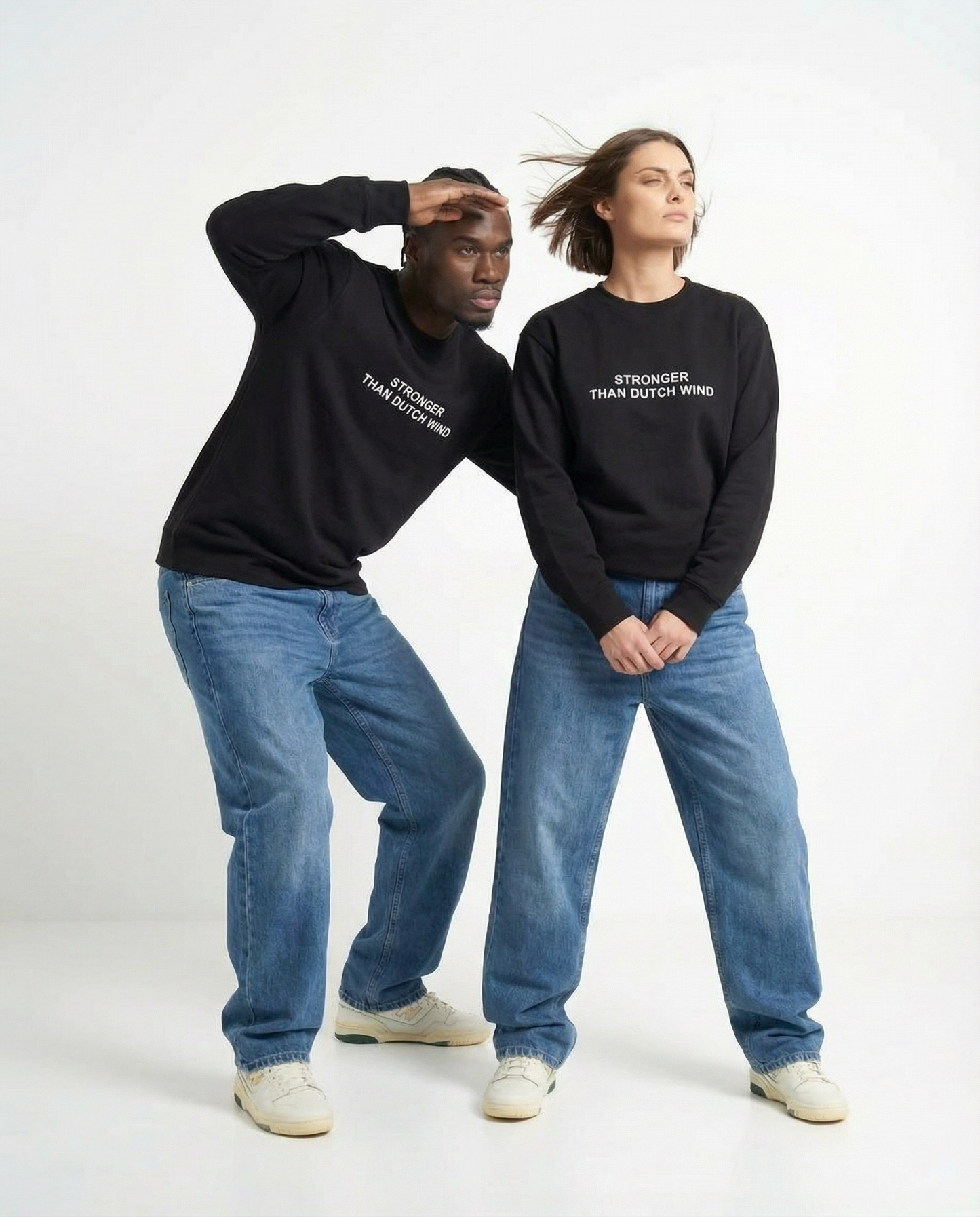 "Stronger than dutch wind" sweatshirt unisex